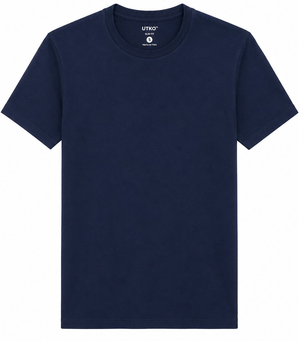 POLO SLIM FIT AZUL MARINO