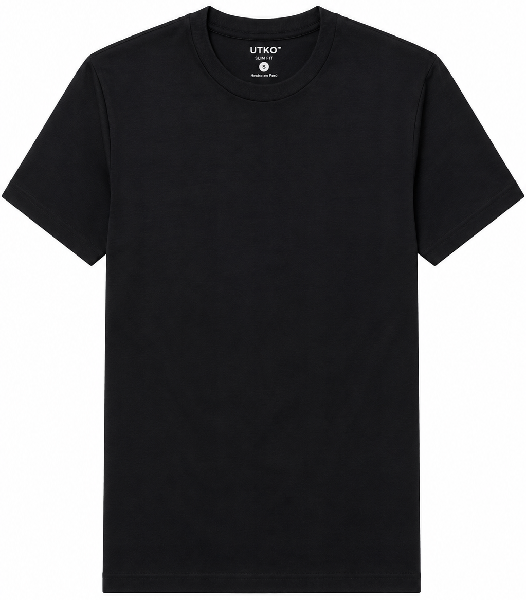 POLO SLIM FIT NEGRO