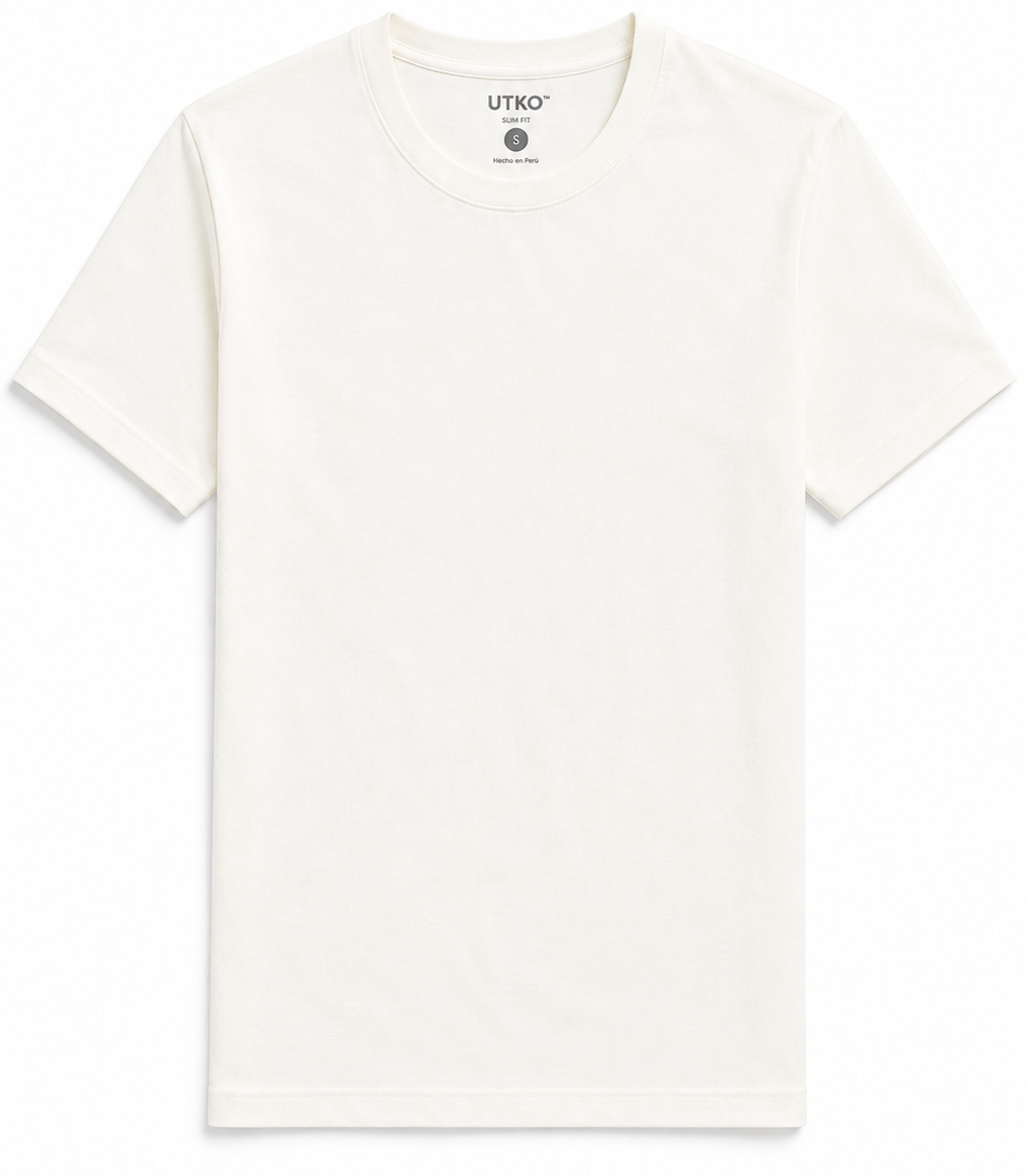 POLO SLIM FIT CREMA