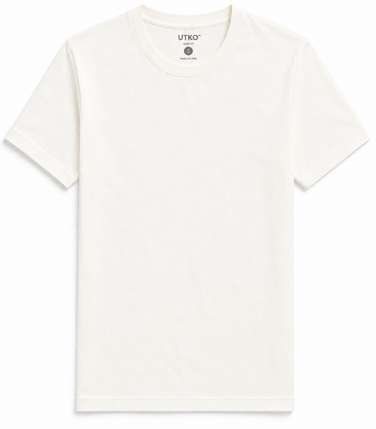 POLO SLIM FIT CREMA